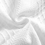 Ensemble — polo jacquard à losanges géométriques & short