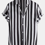Ensemble Améline — chemise à larges rayures & short de bain