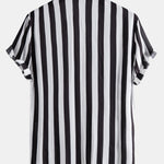 Ensemble Améline — chemise à larges rayures & short de bain