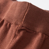 Ensemble — chemise boutonnée en maille à motif paisley & short en maille
