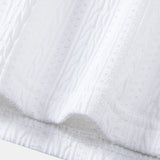 Ensemble — polo jacquard géométrique à col Johnny & pantalon fuselé coupe slim