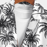 Ensemble — chemise à imprimé palmiers coupe décontractée & short de bain à imprimé palmiers