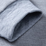 Ensemble — sweat gaufré 2 en 1 à col cranté & pantalon gaufré à plis