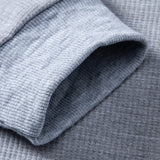 Ensemble — sweat gaufré 2 en 1 à col cranté & pantalon gaufré à plis