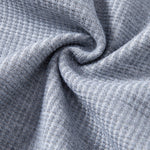 Ensemble — sweat gaufré 2 en 1 à col cranté & pantalon gaufré à plis