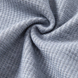 Ensemble — sweat gaufré 2 en 1 à col cranté & pantalon gaufré à plis