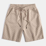 Ensemble — polo jacquard géométrique & short jacquard géométrique