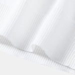 Ensemble — polo en maille jacquard torsadé à bordure contrastante & pantalon fuselé