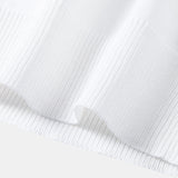 Ensemble — polo en maille jacquard torsadé à bordure contrastante & pantalon fuselé