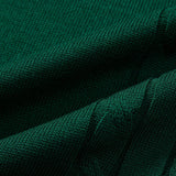Ensemble — polo en maille jacquard torsadé à bordure contrastante & pantalon fuselé