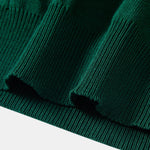 Ensemble — polo en maille jacquard torsadé à bordure contrastante & pantalon fuselé