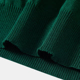 Ensemble — polo en maille jacquard torsadé à bordure contrastante & pantalon fuselé