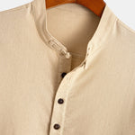 Chemise henley en lin