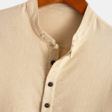 Chemise henley en lin