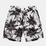 Ensemble — chemise à imprimé palmiers & short de bain à imprimé palmiers