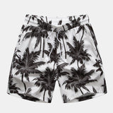 Ensemble — chemise à imprimé palmiers & short de bain à imprimé palmiers