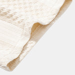 Ensemble Capucine — chemise jacquard géométrique & pantalon texturé froissé à jambe droite