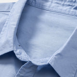 Améline — Chemise en lin et coton à manches longues et poche