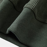 Ensemble — sweat en velours côtelé à col zippé et manches raglan & pantalon en velours côtelé