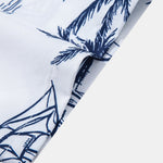 Ensemble — chemise à imprimé palmiers dégradé & short de bain