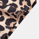Ensemble — chemise patchwork à imprimé léopard & short de bain