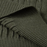 Ensemble — polo en maille jacquard torsadé & pantalon fuselé coupe slim