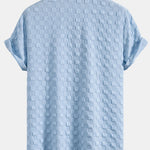 Ensemble — chemise jacquard à damier & short à cordon