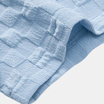 Ensemble — chemise jacquard à damier & short à cordon