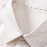 Ensemble — chemise en lin et viscose & short texturé froissé à cordon