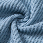 Ensemble — polo gaufré à col Johnny et poche & short gaufré en maille à cordon