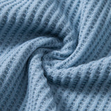 Ensemble — polo gaufré à col Johnny et poche & short gaufré en maille à cordon