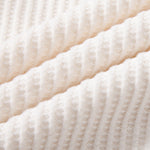 Ensemble Capucine — polo gaufré en maille contrastante à col Johnny & short gaufré en maille à cordon