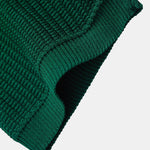 Ensemble — polo en maille rayée à col Johnny & pantalon côtelé à jambe droite