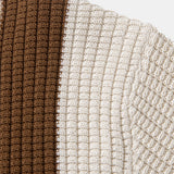 Ensemble Capucine — polo en maille rayée à col Johnny & pantalon fuselé coupe slim