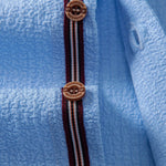 Ensemble — chemise en seersucker à manches courtes & pantalon texturé froissé