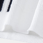 Ensemble — polo en maille texturée contrastante & pantalon fuselé coupe slim