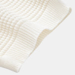 Ensemble — polo gaufré zippé en maille contrastante & pantalon fuselé coupe slim
