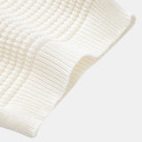 Ensemble — polo gaufré zippé en maille contrastante & pantalon fuselé coupe slim