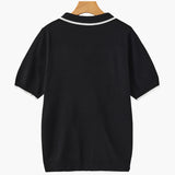 Contrast Trim Knit Polo