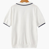 Contrast Trim Knit Polo