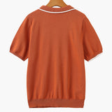 Contrast Trim Knit Polo