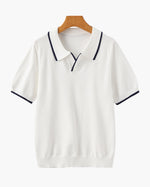 Contrast Trim Knit Polo
