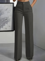 Annabelle | Pantalon large taille haute à poches