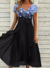 Roxane | Robe de soirée drapée au corsage travaillé