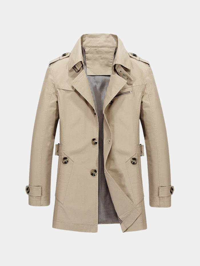 LONG BUSINESS WINDBREAKER FOR MEN