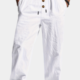 LOOSE FIT LINEN PANTS FOR MEN