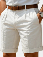 PLEATED SHORTS FOR MEN