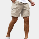 LOOSE DRAWSTRING CARGO SHORTS FOR MEN