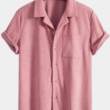 SHORT SLEEVE CUBAN SHIRT FOR MEN