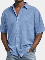 ACID WASH COTTON SHIRT FOR MEN
